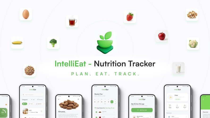IntelliEat Macro & Meal Planner Play Store Cover