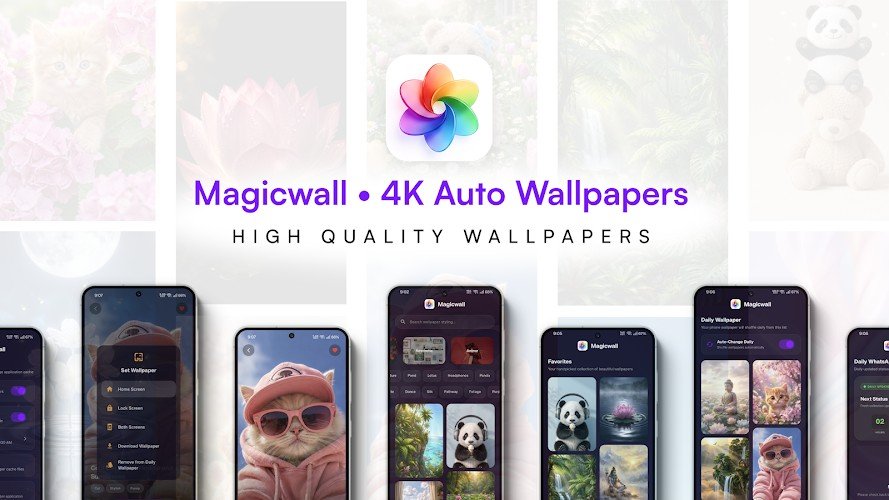 MagicWall 4K Wallpapers Play Store Cover